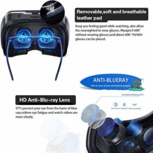 Dragon Flash VR Gaming Headset with Wireless Controller – 3D Audio & Adjustable Focus - Image 4