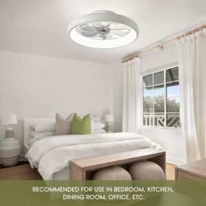 Ceiling Fans with Lights, Flush Mount Ceiling Fan with Alexa/Google - Image 7