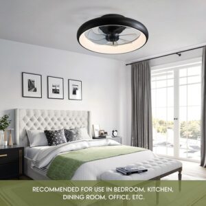Ceiling Fans with Lights, Flush Mount Ceiling Fan with Alexa/Google - Image 9