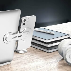 Laptop Cell Phone Mount Collapsible Metal Paste Base - Image 3