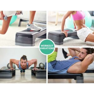 Everfit 3 Level Aerobic Step Exercise Stepper 78cm Gym Home Fitness - Image 4