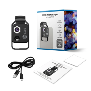 APEXEL Digital 200X Microscope Lens with CPL Mobile LED Guide Light - Image 6