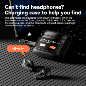 E20 PRO ANC Wireless Earbuds Bluetooth Earphone Touch Screen Airpods - Image 6