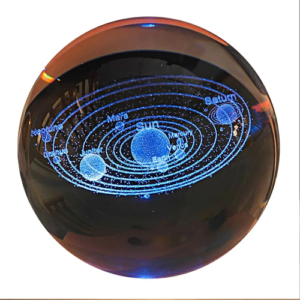 3D Crystal Lights Lamp Glowing Planetary Galaxy Night Light Crystal - Image 3