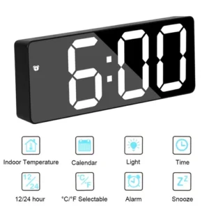 Smart Alarm Clock Bedside Table Led Alarm Clock Digital Children's - Image 5
