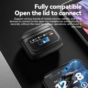 E20 PRO ANC Wireless Earbuds Bluetooth Earphone Touch Screen Airpods - Image 4