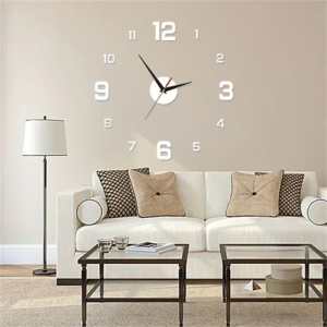 DIY Wall Clock for Home Office 40cm Frameless Modern 3D Wall Clock - Image 4