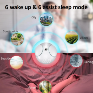 White Noise Machine Sleep Sound Machine Aromatherapy Diffuser White - Image 5