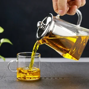 Glass Teapot with Infuser Tea Set Kettle Maker Infusers Jug Teaware - Image 3