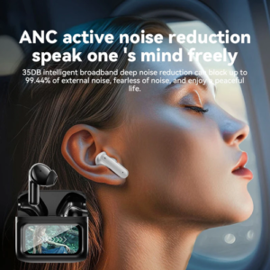 E20 PRO ANC Wireless Earbuds Bluetooth Earphone Touch Screen Airpods - Image 5