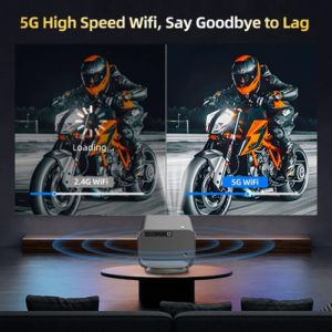 WZATCO P20 PLUS Android 13.0 Smart WiFi 6G 4K Full HD 1080P LCD LED - Image 3