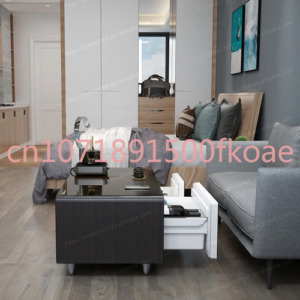 Smart Coffee Table Smart Refrigerator with Wireless Charging - Image 4