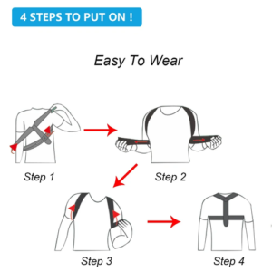 Back Posture Corrector Belt Brace Hunchback Corrector Adult Men and - Image 4