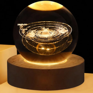 3D Crystal Lights Lamp Glowing Planetary Galaxy Night Light Crystal - Image 4