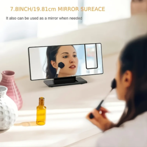 Mirror multifunctional projection alarm clock Intelligent luminous - Image 4