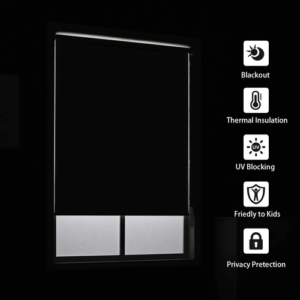 Motorized Roller Blinds for Windows Battery Roller Shades Wifi Motor - Image 6