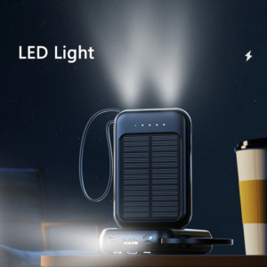 Xiaomi 50000mAh High Capacity Solar Power Bank Built Cables Solar - Image 5