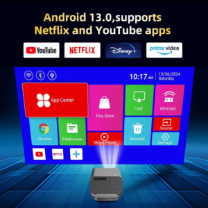 WZATCO P20 PLUS Android 13.0 Smart WiFi 6G 4K Full HD 1080P LCD LED - Image 4