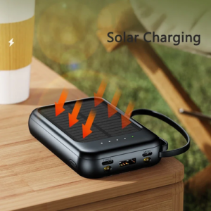 Xiaomi 50000mAh High Capacity Solar Power Bank Built Cables Solar - Image 4