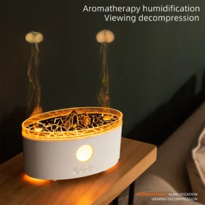 Rain Clouds Aroma Diffuser Zen Raindrops Air Humidifier Essential Oil - Image 3