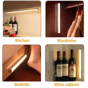 Motion Sensor Light Wireless LED Night Light Type C Rechargeable Light - Image 5