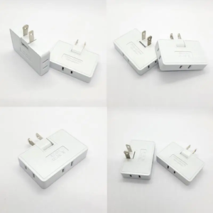 3 Way Flat Wall Outlet Extender Portable Wall Outlet Extender Wall Tap - Image 5