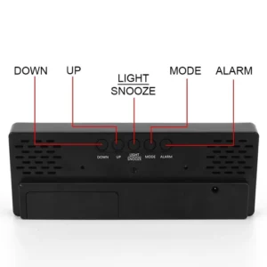 Smart Alarm Clock Bedside Table Led Alarm Clock Digital Children's - Image 6