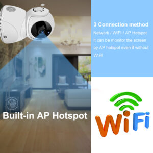 HD 1080P Camera 360° Panoramic PTZ Wireless Wifi Camera - Image 5