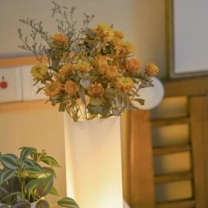 Dimmable Flower Vase Beside Decorative Table Lamp for Rustic Home - Image 4