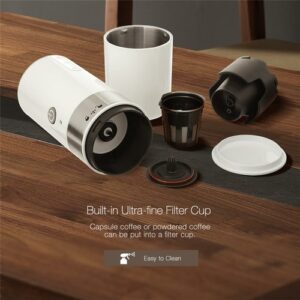 200ml Mini Coffee Machine Portable Coffee Maker Hourglass American - Image 5
